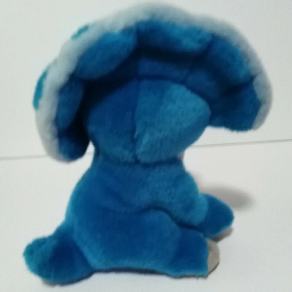 Triceratops Dinosaur Wild Republic Blue Grey Plush Stuffed Animal 7 inches